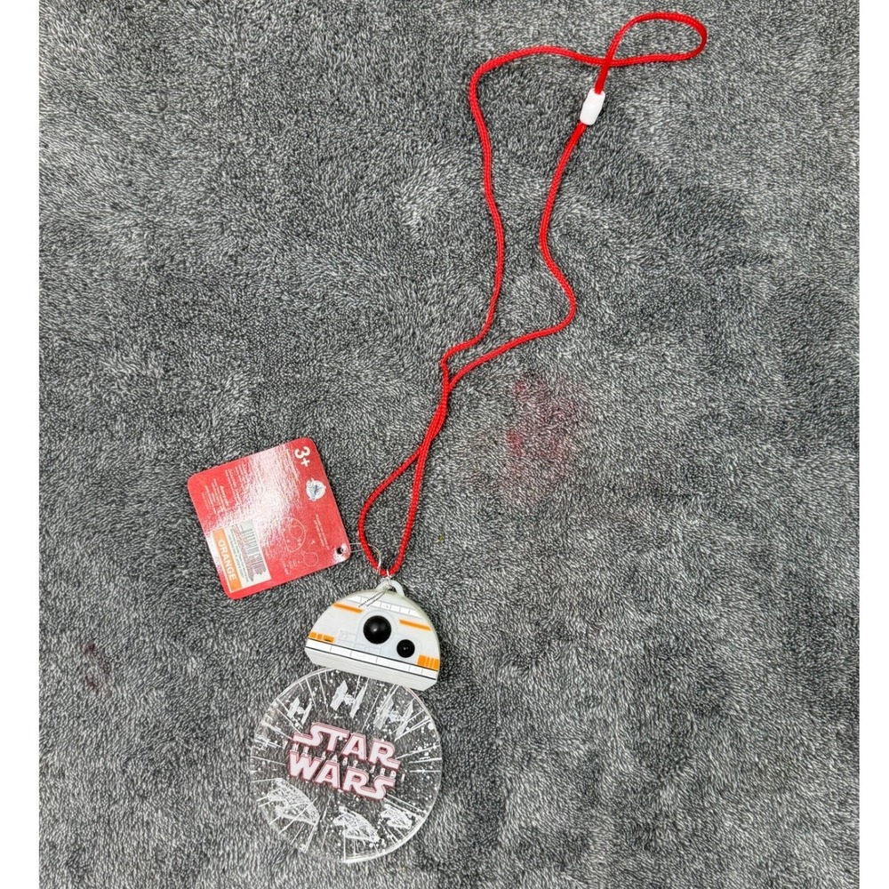 Disney Star Wars The Last Jedi BB-8 Light Up Glow Lanyard Disney Parks NWT